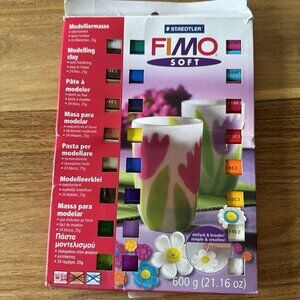 Fimo Lot 24 Staedtler Fimo Soft Colorful Modeling Clay25g And 7 Effect 56g